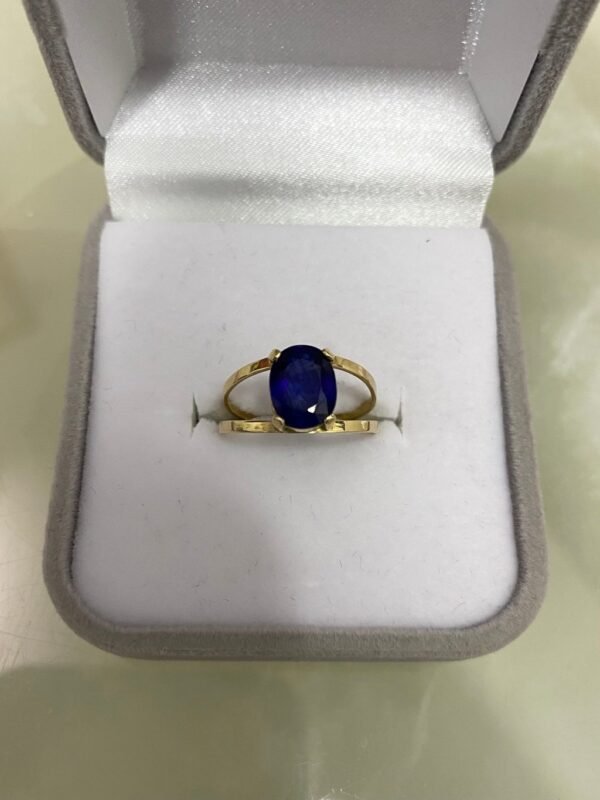 Anel Ouro e Safia Azul - Imagem 2
