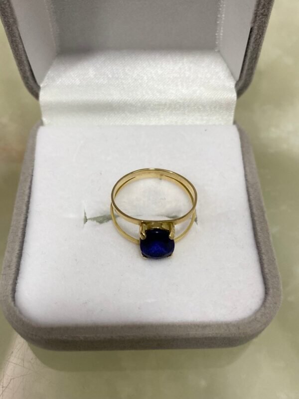 Anel Ouro e Safia Azul - Imagem 3