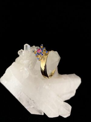 produto_120_1_img_8147-194d656f81fdecf59c169794084948731-57f4b419d5bfefd95516979410243661-1024-1024-1.jpeg Anel Ouro, Safiras e Turmalina Rosa Modelo Chuveiro