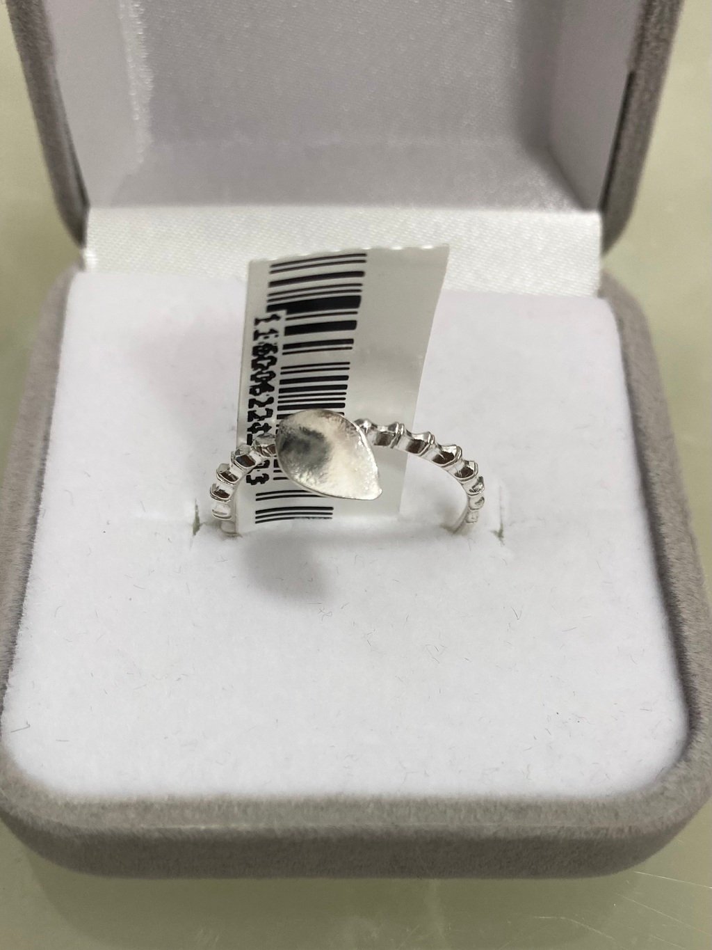 Anel Prata Modelo Lush Galho - Imagem 2