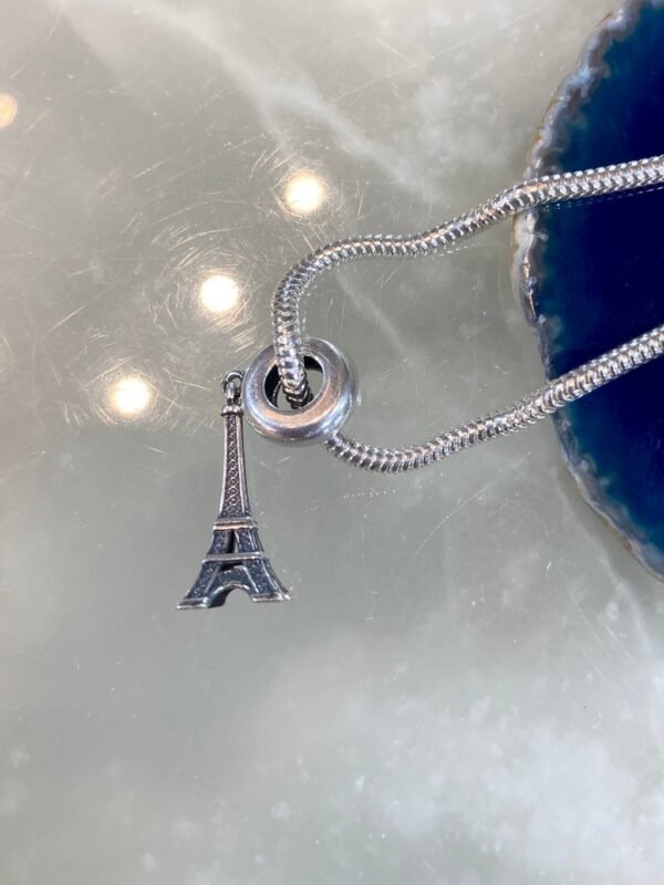 Berloque Prata Modelo Torre Eiffel
