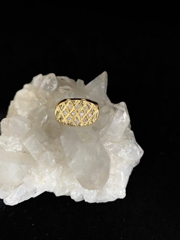 Anel Ouro e Diamantes - Imagem 3
