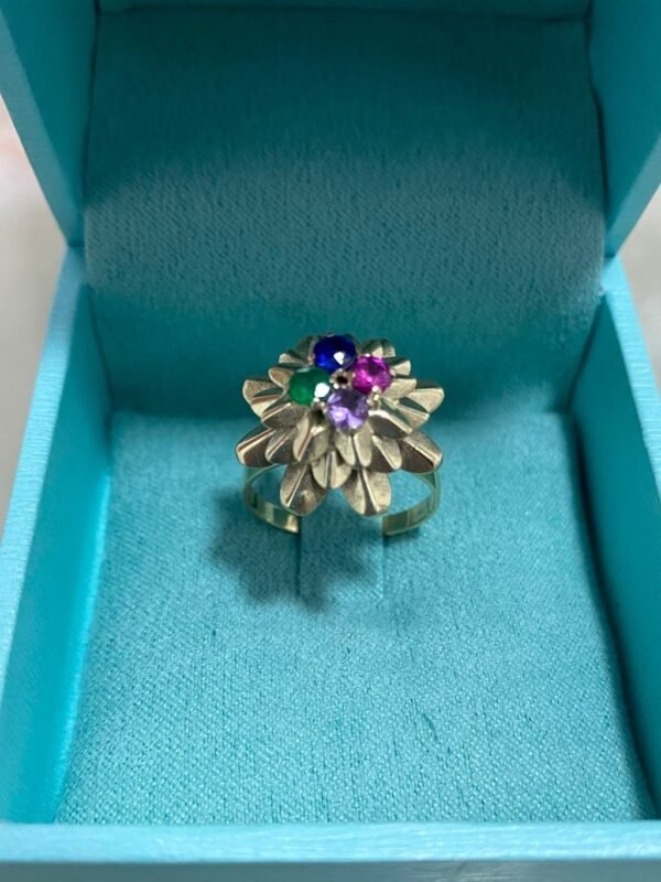 Anel Ouro Modelo Árvore de Natal - Imagem 3