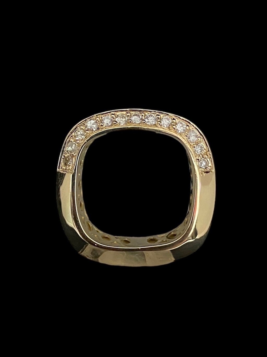 Anel Ouro Modelo Estrelas - Imagem 2