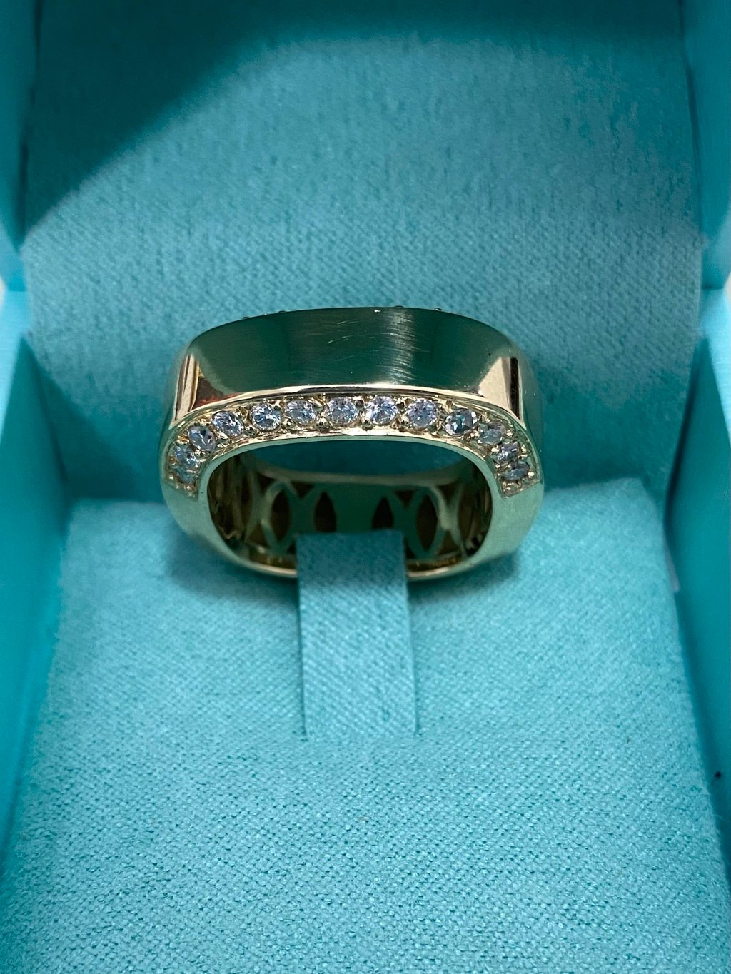 Anel Ouro Modelo Estrelas - Imagem 4