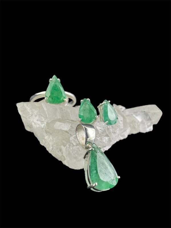 Conjunto Esmeralda em Prata925 - Imagem 3