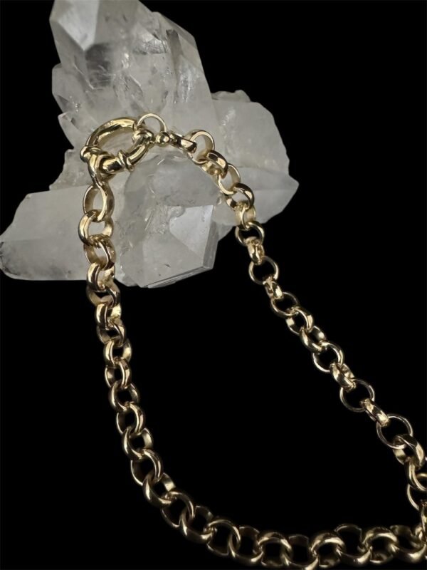 Pulseira Ouro 18k Elo Português Maciça - Imagem 2