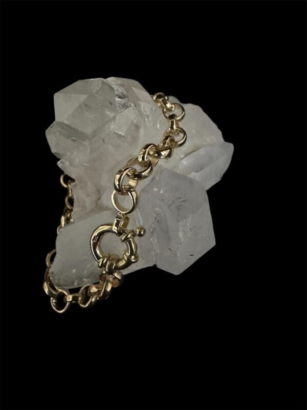 Pulseira Ouro 18k Elo Português Maciça - Imagem 3
