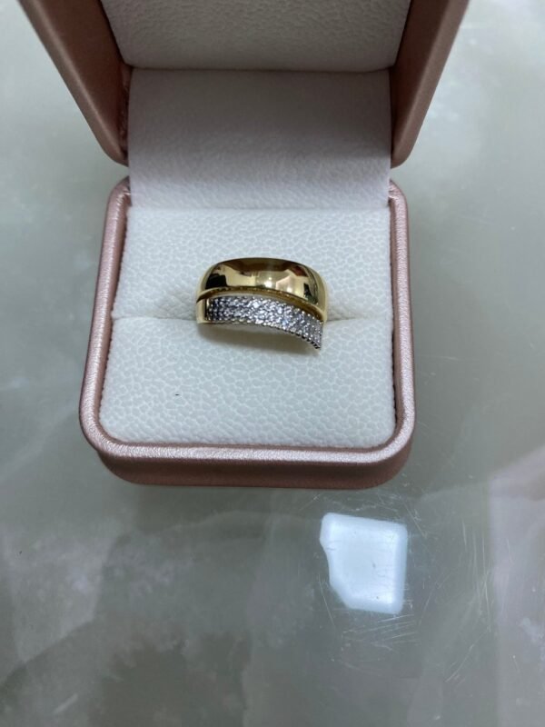 Anel Ouro e Faixa de Diamantes - Imagem 4