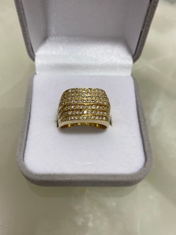 Anel Ouro e Diamantes Modelo Saara - Imagem 3