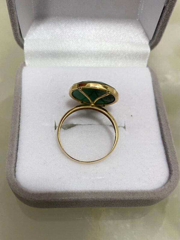 Anel Ouro e Esmeralda - Imagem 4