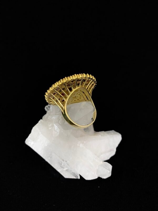 Anel Ouro, Diamantes, Turmalinas e Citrinos - Imagem 2
